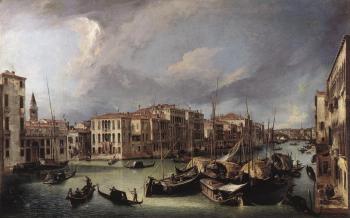 卡納萊托 The Grand Canal with the Rialto Bridge in the Background 卡納萊托 The Grand Canal with the Rialto Bridge in the Background